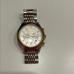 Michael Kors large gold and silver watch